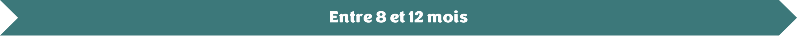 Entre 8 et 12 mois